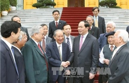 Chủ tịch nước gặp mặt cựu chuyên gia Việt Nam giúp cách mạng Campuchia